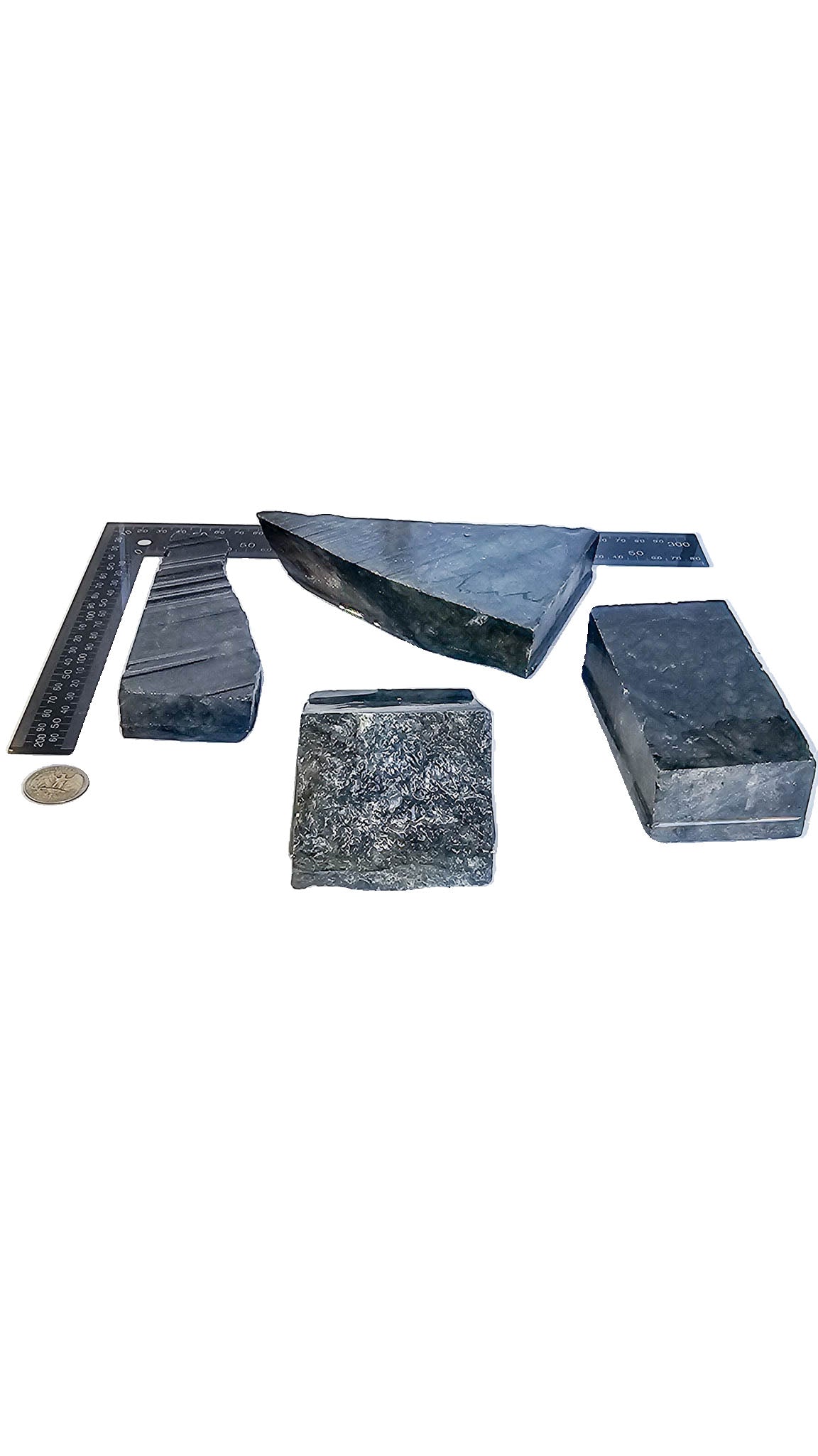 2.657kg - C grade - Nephrite Chunk Combo