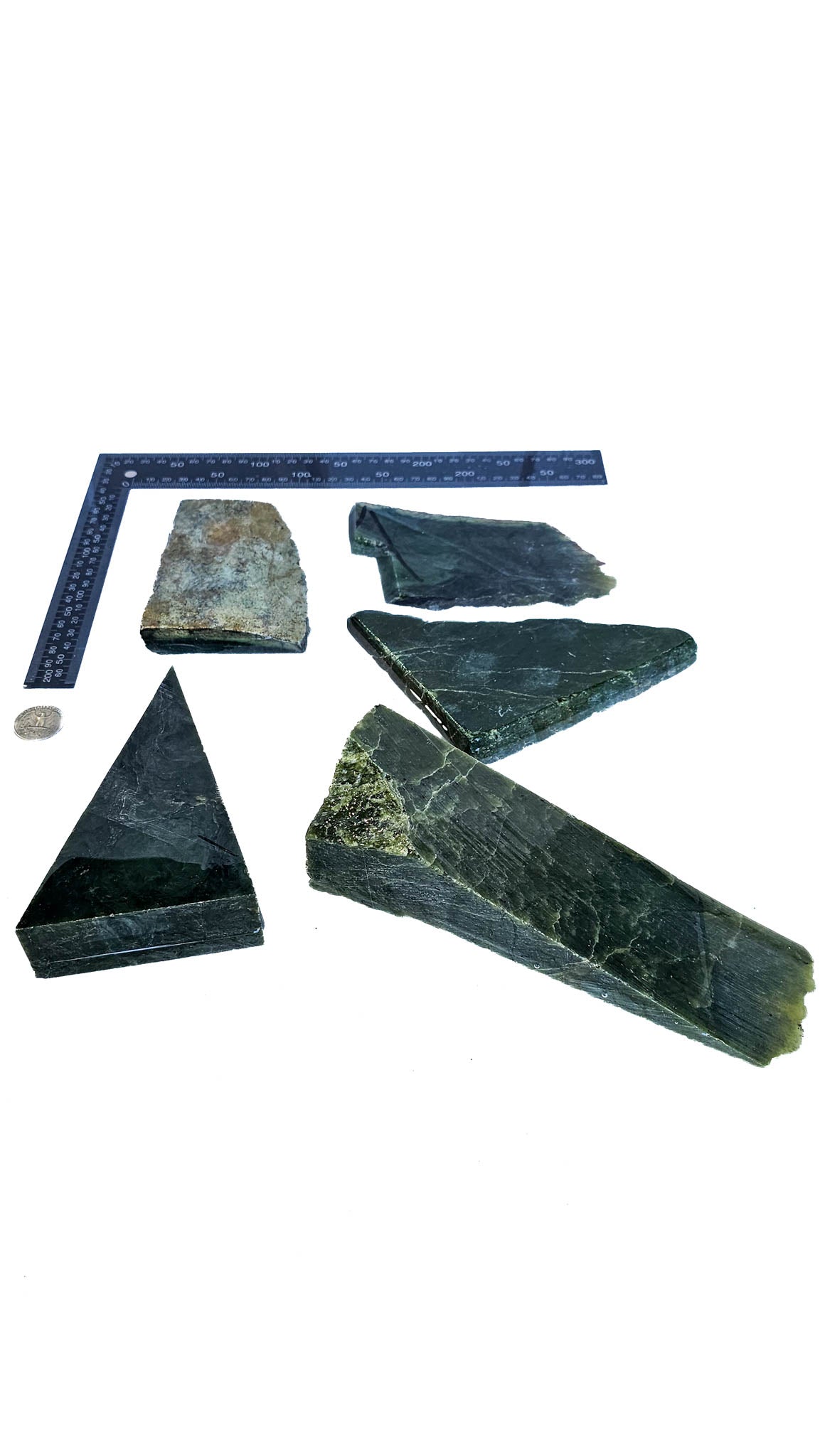 2.879kg - B Grade - Nephrite Rough Combo