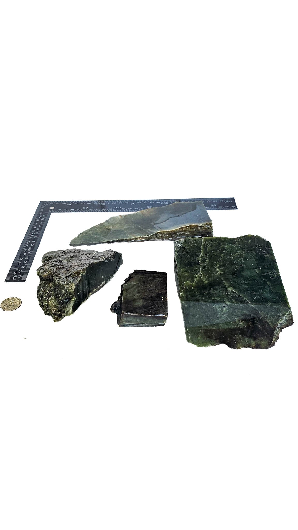 2.882kg - B Grade - Nephrite Rough Combo