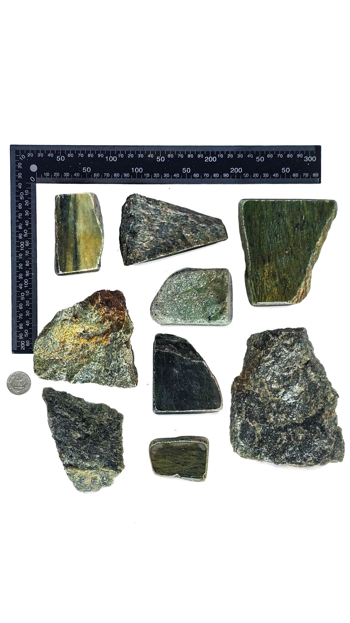 3.310kg - C Grade - Nephrite Rough Combo