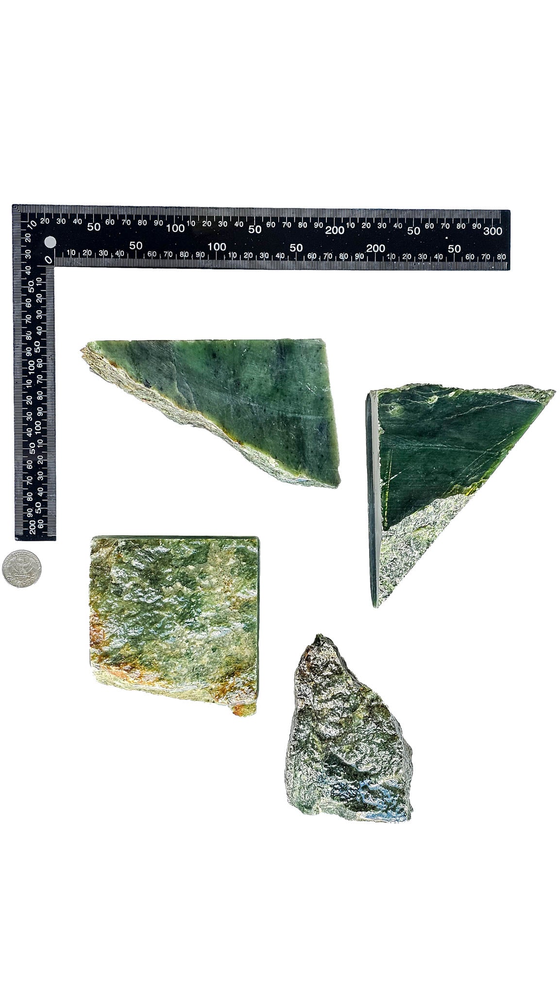 3.561kg - B+ Grade - Nephrite Rough Combo