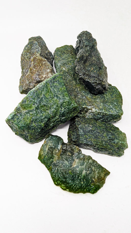 Crushed Jade - BC Nephrite - Washed