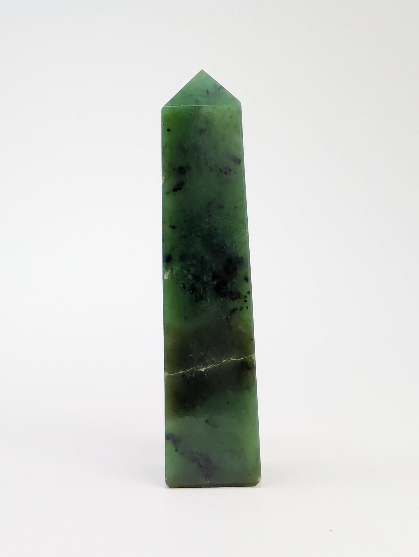 British Columbia Nephrite - Obelisk - B+ Grade - 1pc - 170g