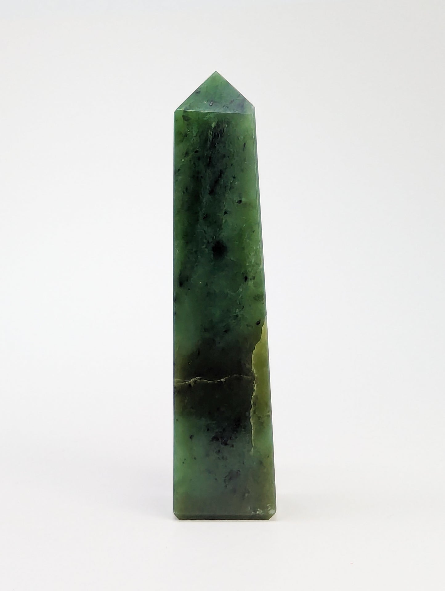 British Columbia Nephrite - Obelisk - B+ Grade - 1pc - 170g