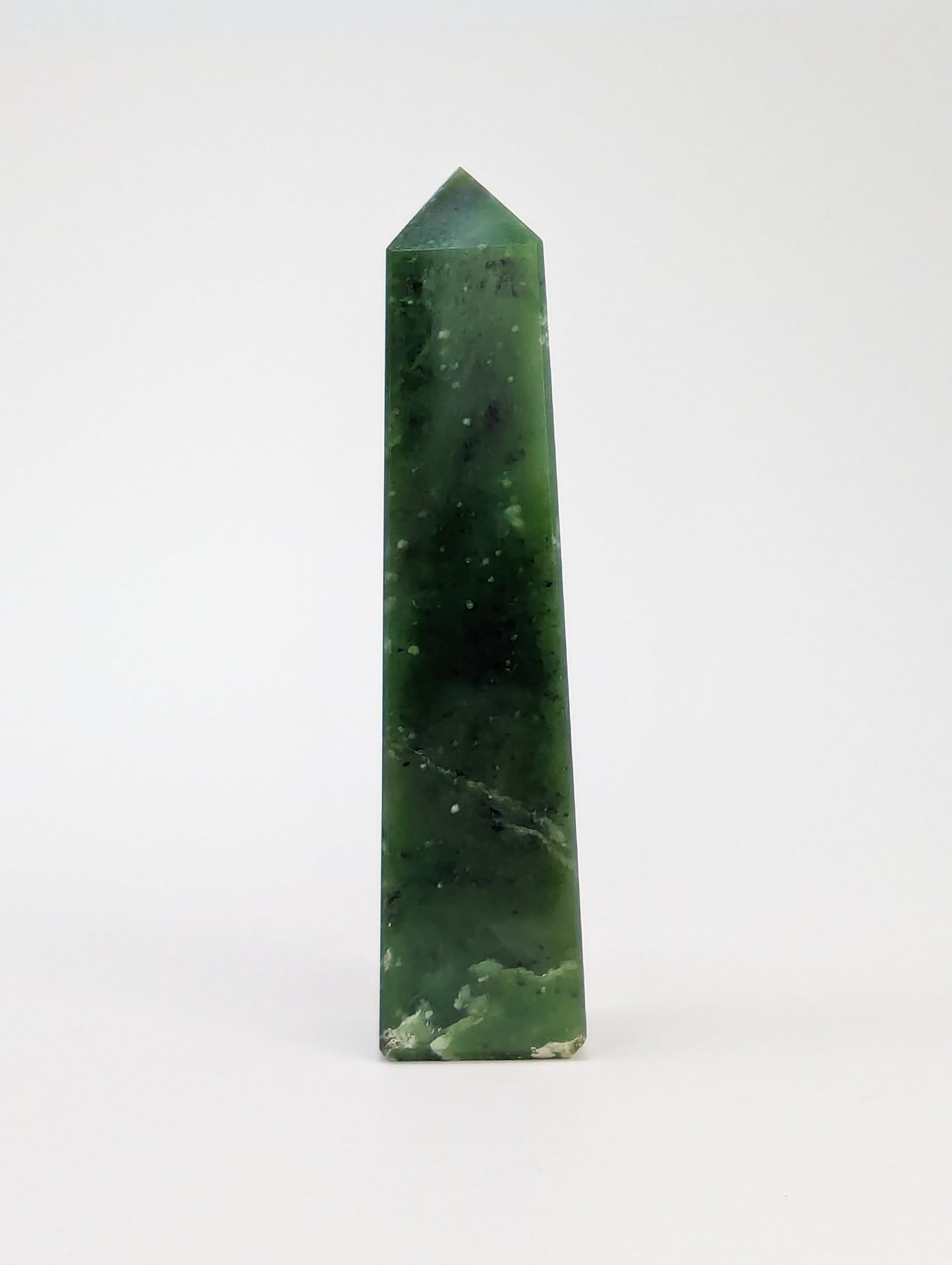 British Columbia Nephrite - Obelisk - B+ Grade - 1pc - 173g