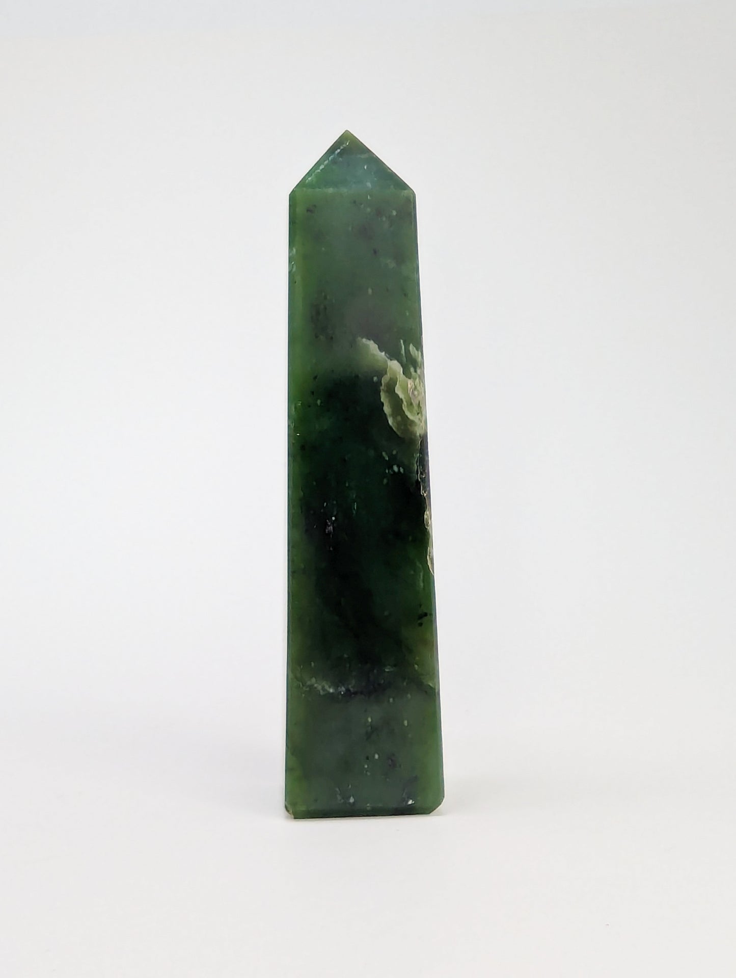 British Columbia Nephrite - Obelisk - B+ Grade - 1pc - 173g