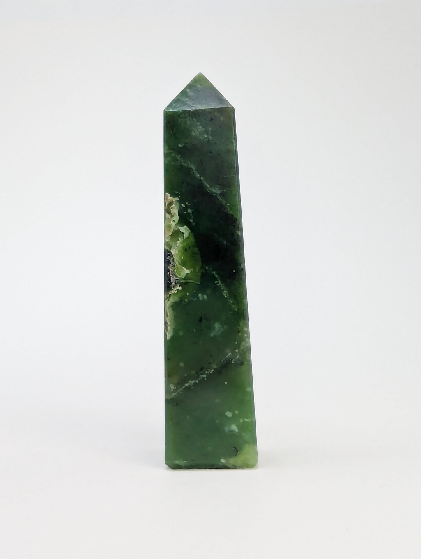 British Columbia Nephrite - Obelisk - B+ Grade - 1pc - 173g