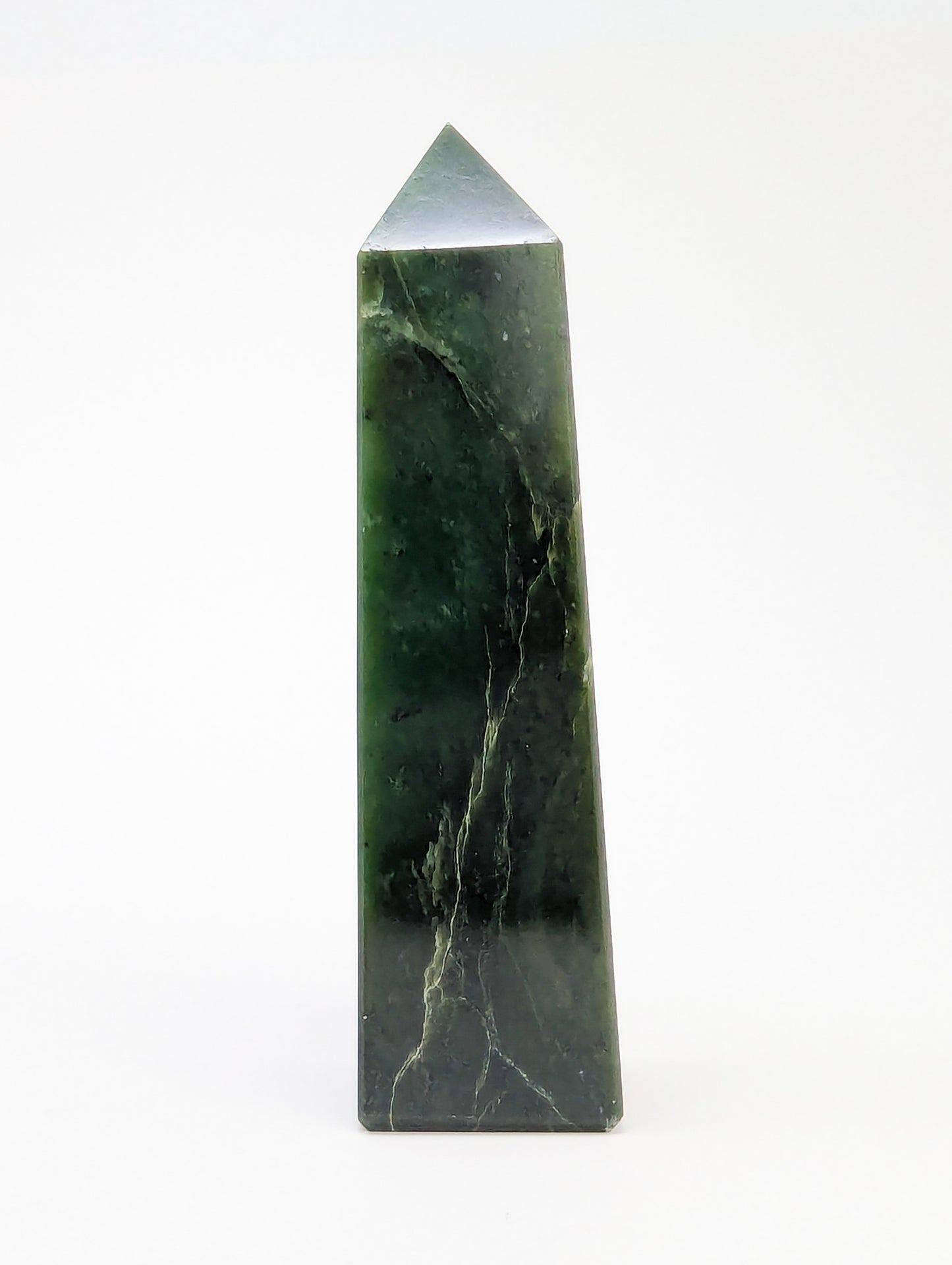 British Columbia Nephrite - Obelisk - B+ Grade - 1pc - 347g