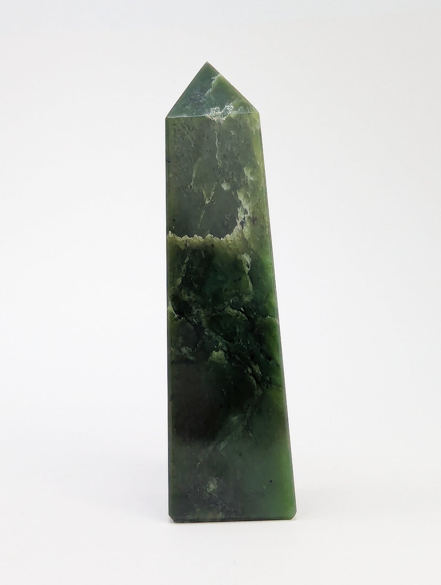British Columbia Nephrite - Obelisk - B+ Grade - 1pc - 347g