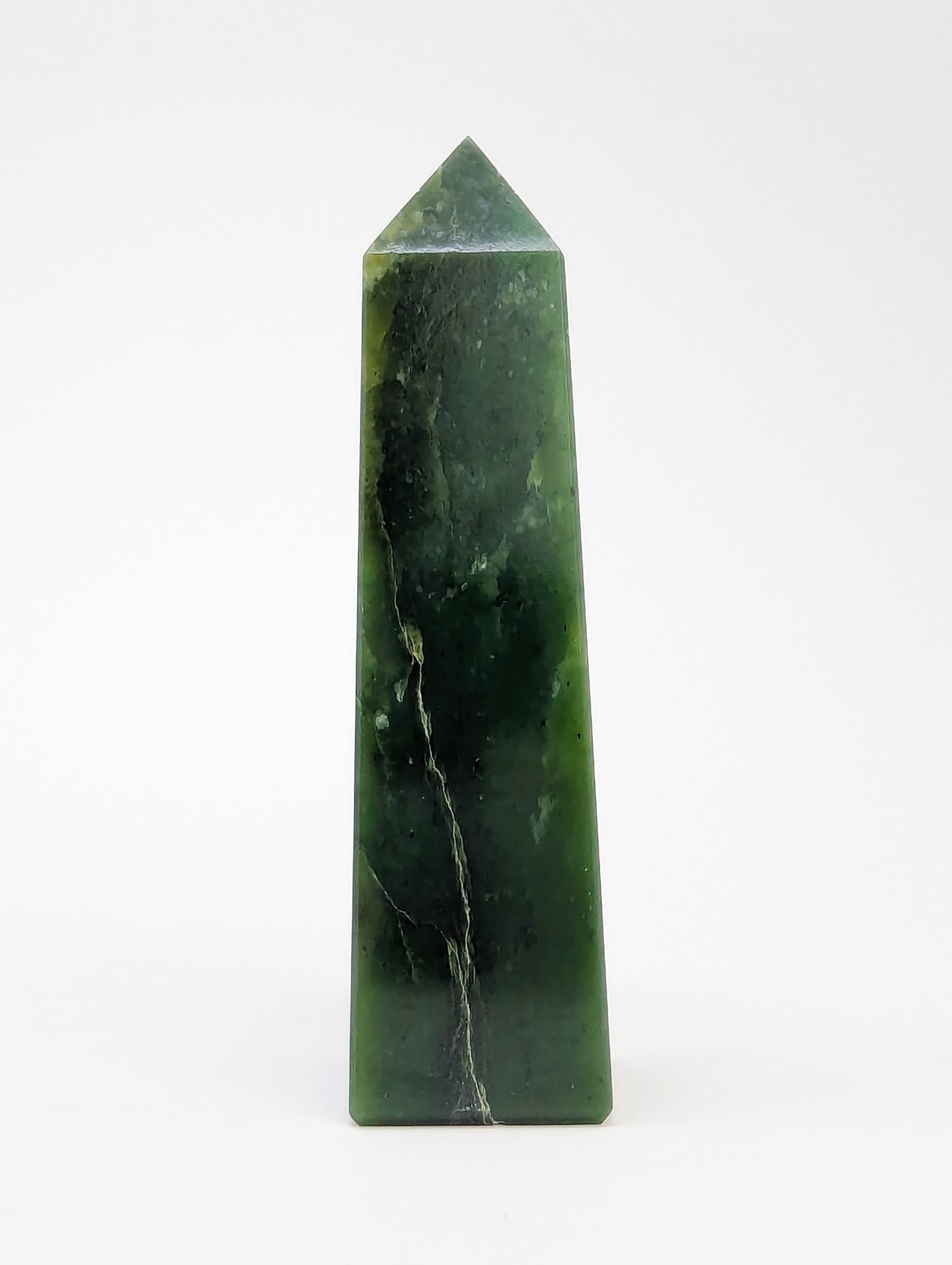 British Columbia Nephrite - Obelisk - B+ Grade - 1pc - 347g