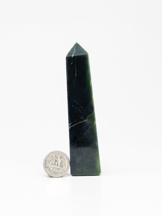 British Columbia Nephrite - Obelisk - C Grade - 1pc - 193g