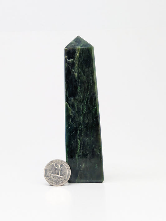 British Columbia Nephrite - Obelisk - C Grade - 1pc - 367g