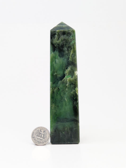 British Columbia Nephrite - Obelisk - C Grade - 1pc - 547g
