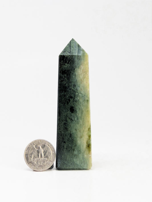 British Columbia Nephrite - Obelisk - Character Grade - 1pc - 163g