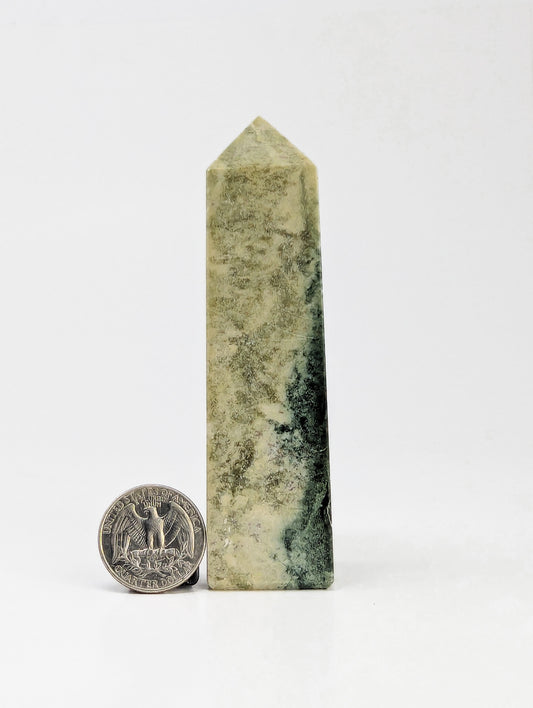 British Columbia Nephrite - Obelisk - Character Grade - 1pc - 216g