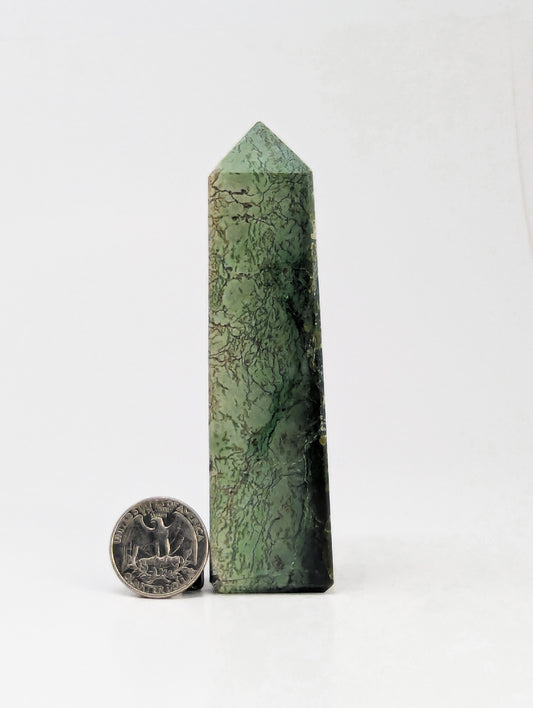 British Columbia Nephrite - Obelisk - Character Grade - 1pc - 225g