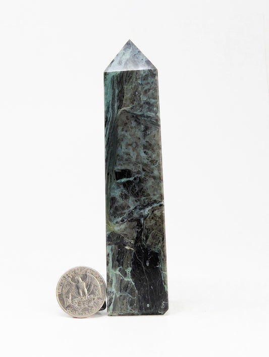 British Columbia Nephrite - Obelisk - Character Grade - 1pc - 273.1g