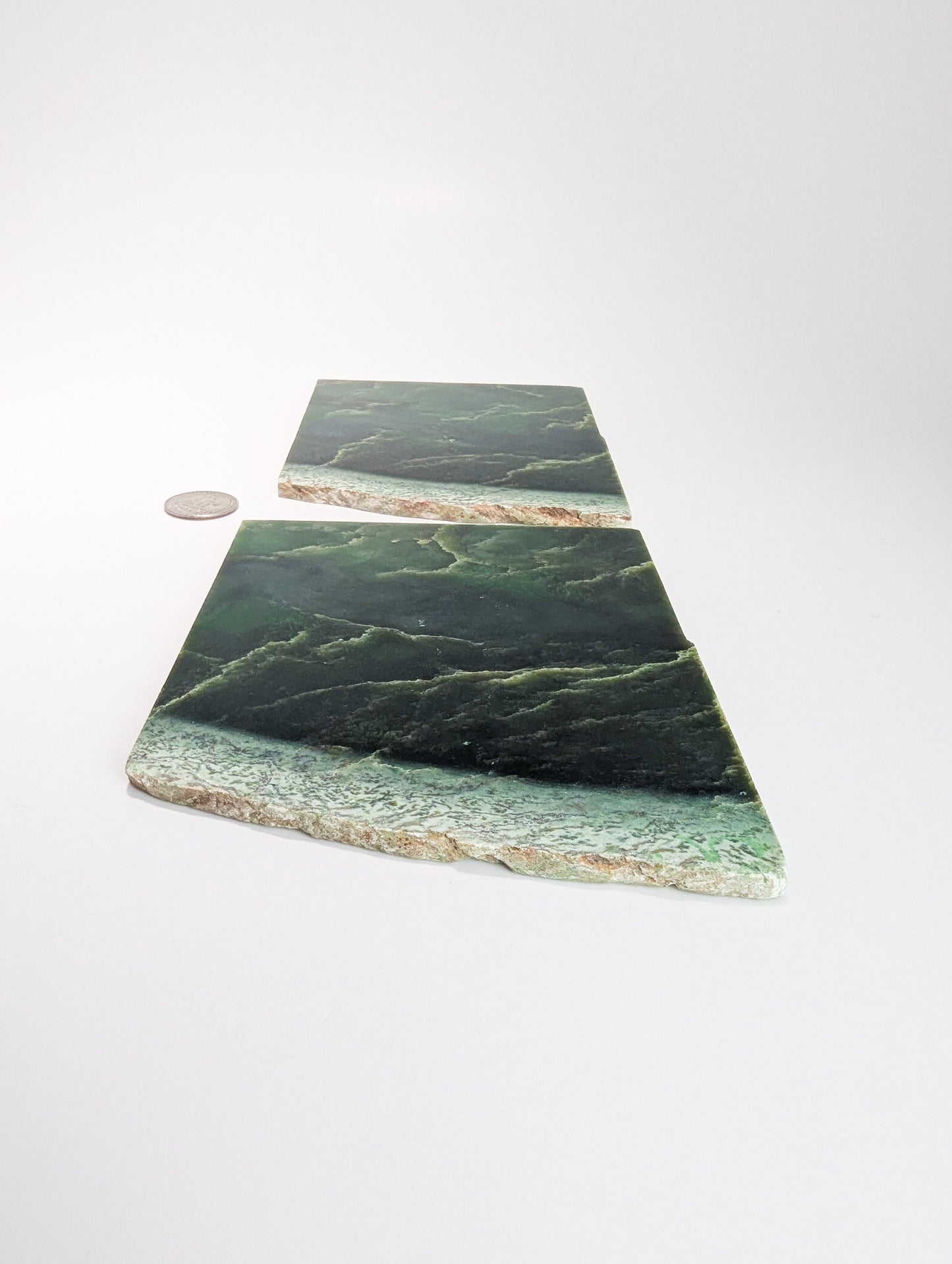 British Columbia Nephrite - Slab - B+ Grade - 2pc - 635g