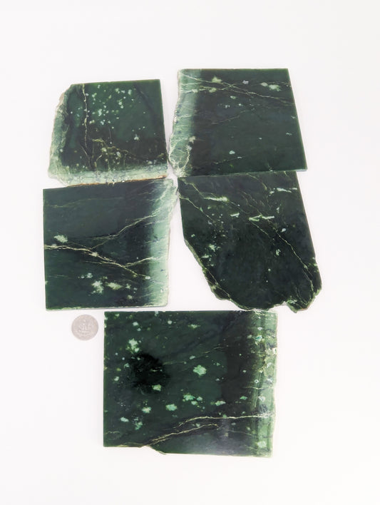 British Columbia Nephrite - Slab - B+ Grade - 5pc - 1747g