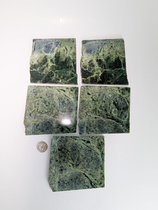 British Columbia Nephrite - Slab - C Grade - 5pc - 1488g