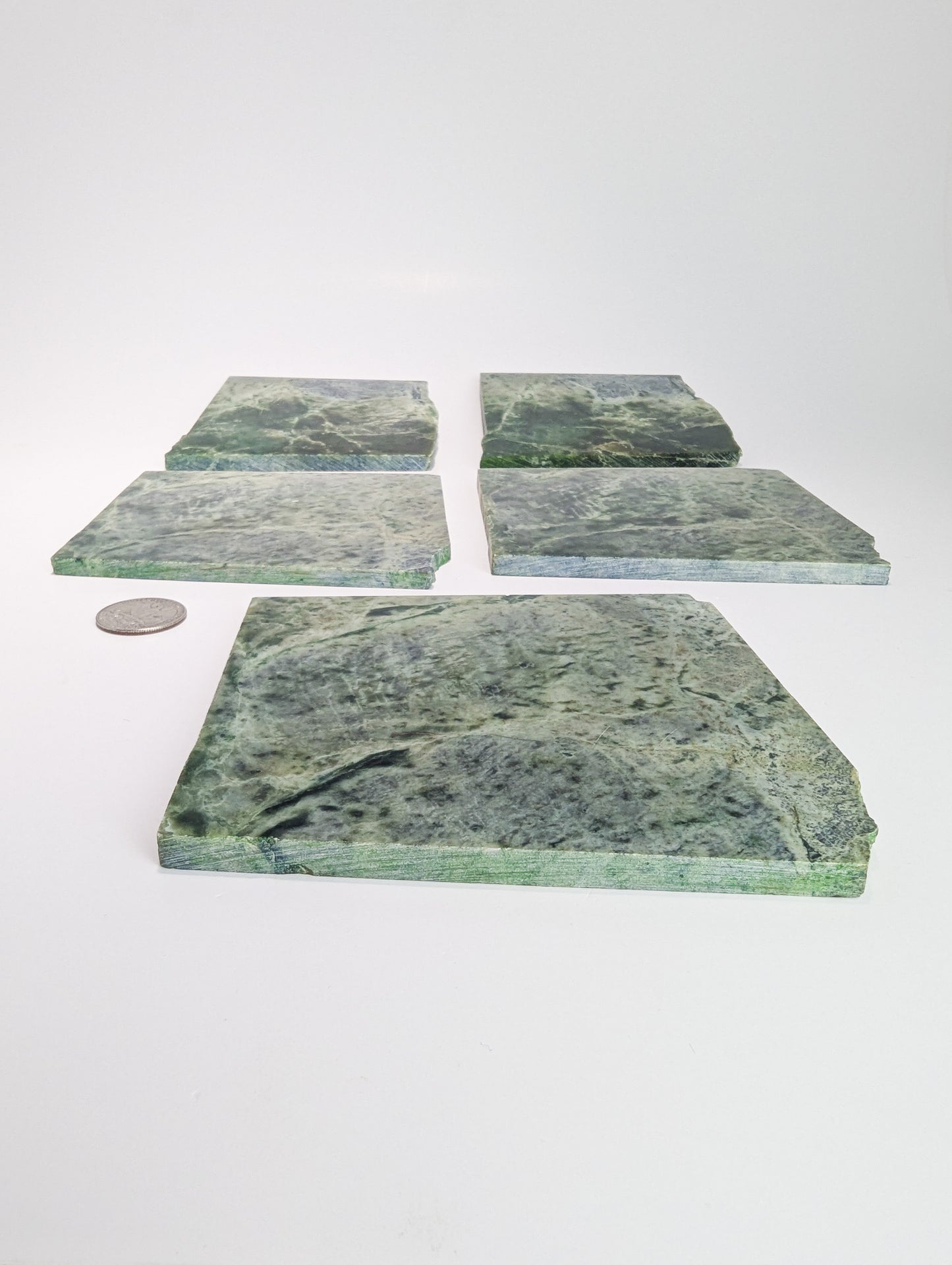 British Columbia Nephrite - Slab - C Grade - 5pc - 1488g