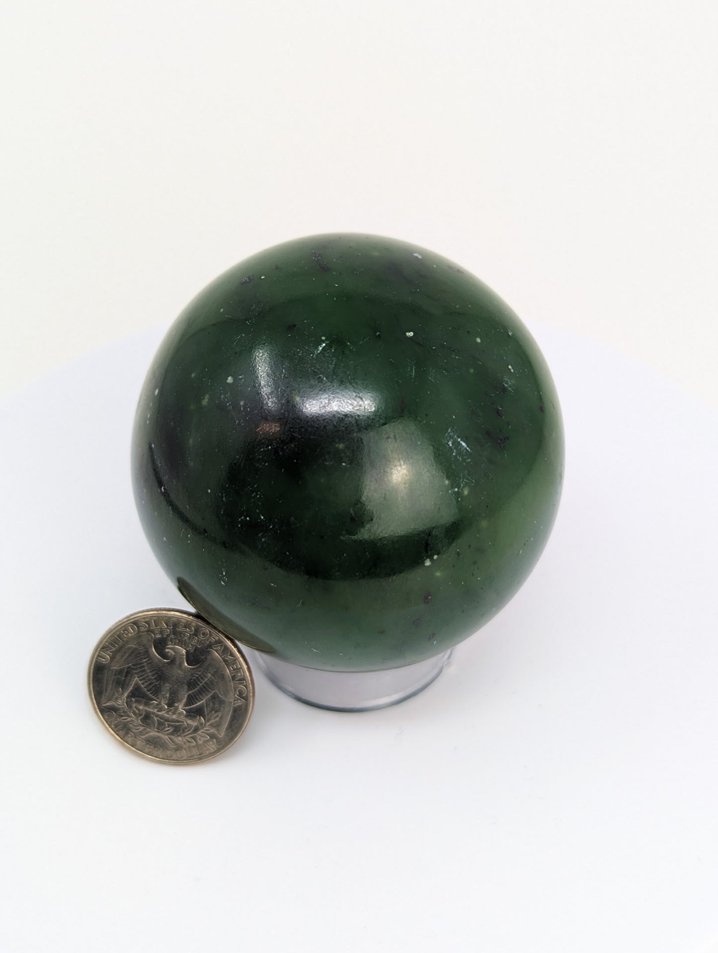 British Columbia Nephrite - Sphere - Grade A - 1pc - 342g