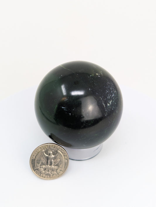 British Columbia Nephrite - Sphere - Grade B+ - 1pc - 272g