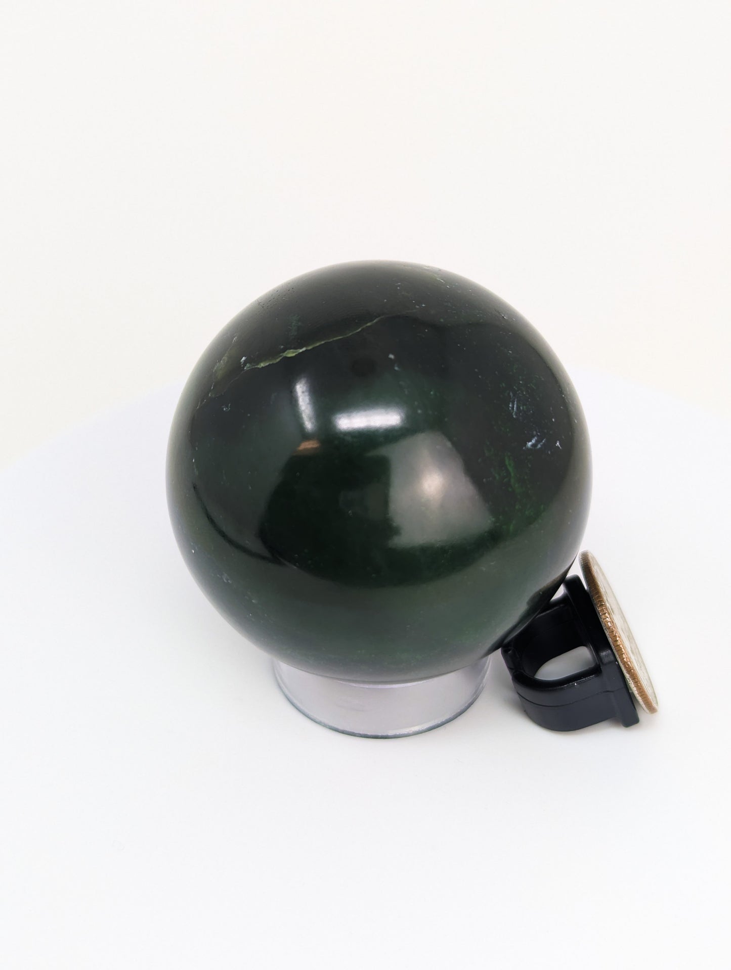 British Columbia Nephrite - Sphere - Grade B+ - 1pc - 272g