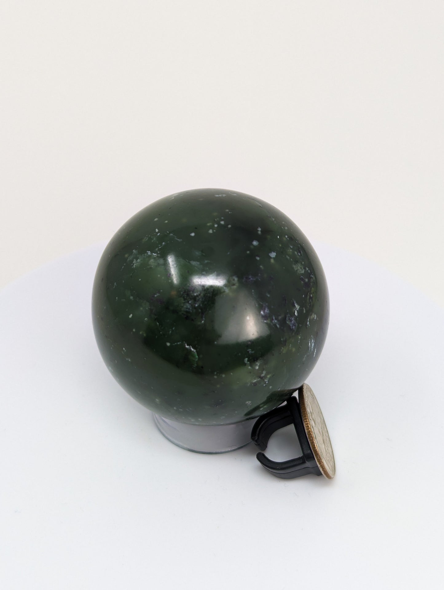 British Columbia Nephrite - Sphere - Grade B+ - 1pc - 309g
