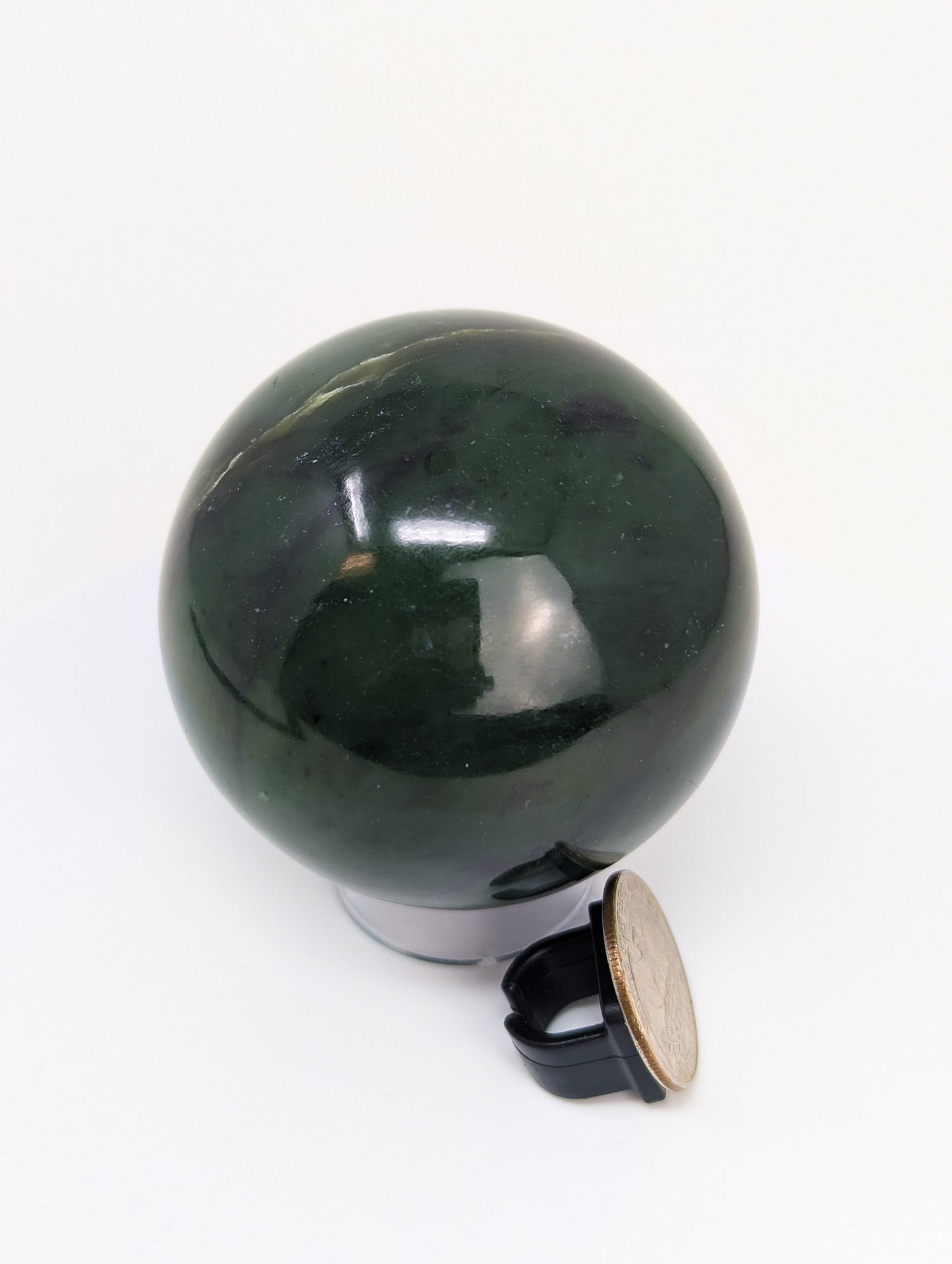 British Columbia Nephrite - Sphere - Grade B+ - 1pc - 440g