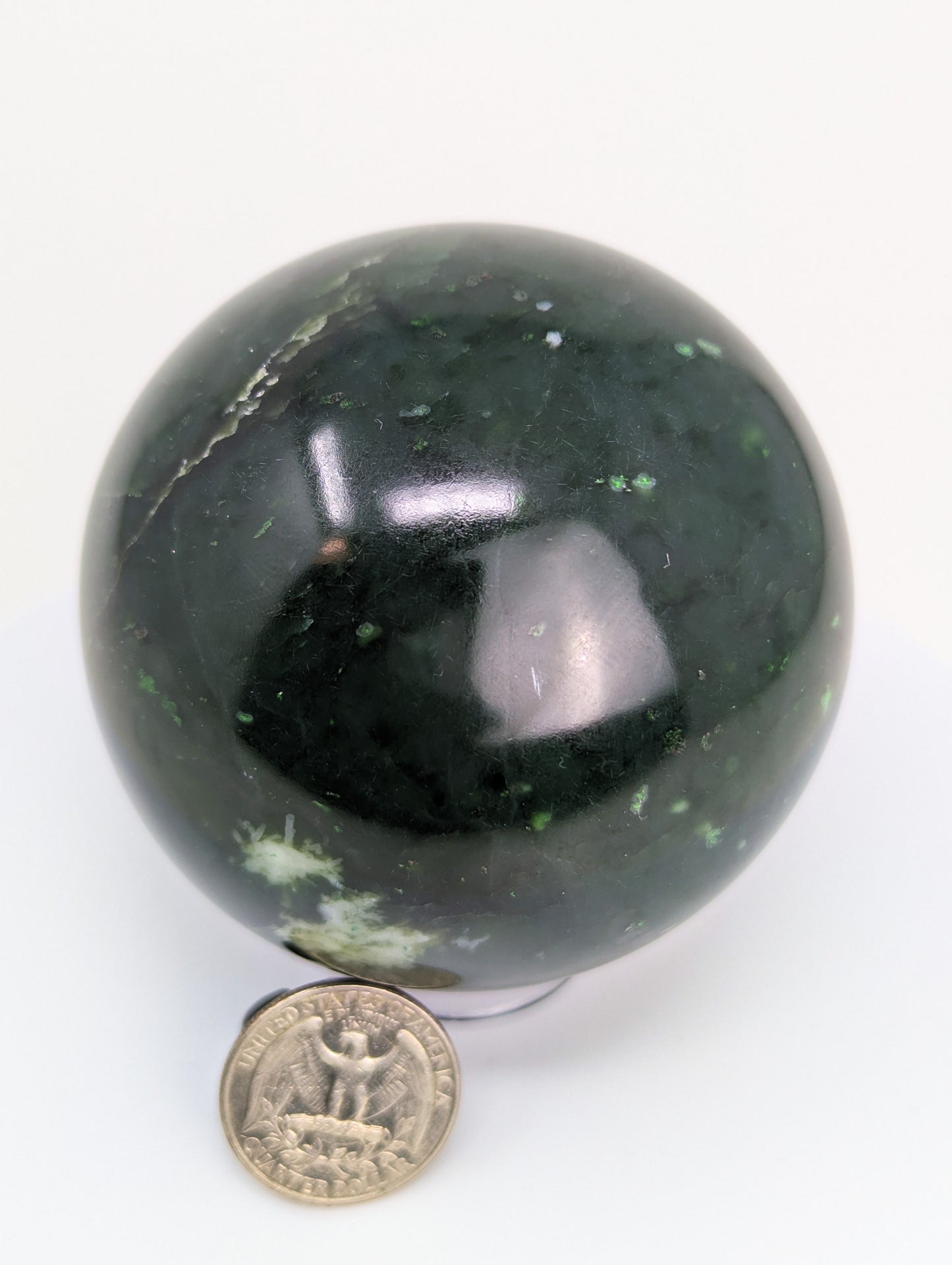 British Columbia Nephrite - Sphere - Grade B+ - 1pc - 704g