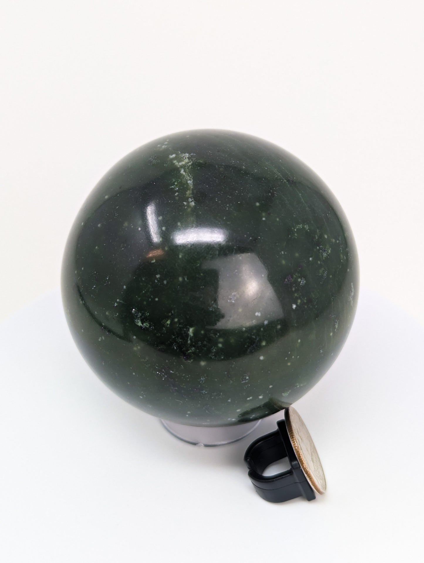 British Columbia Nephrite - Sphere - Grade B+ - 1pc - 757g