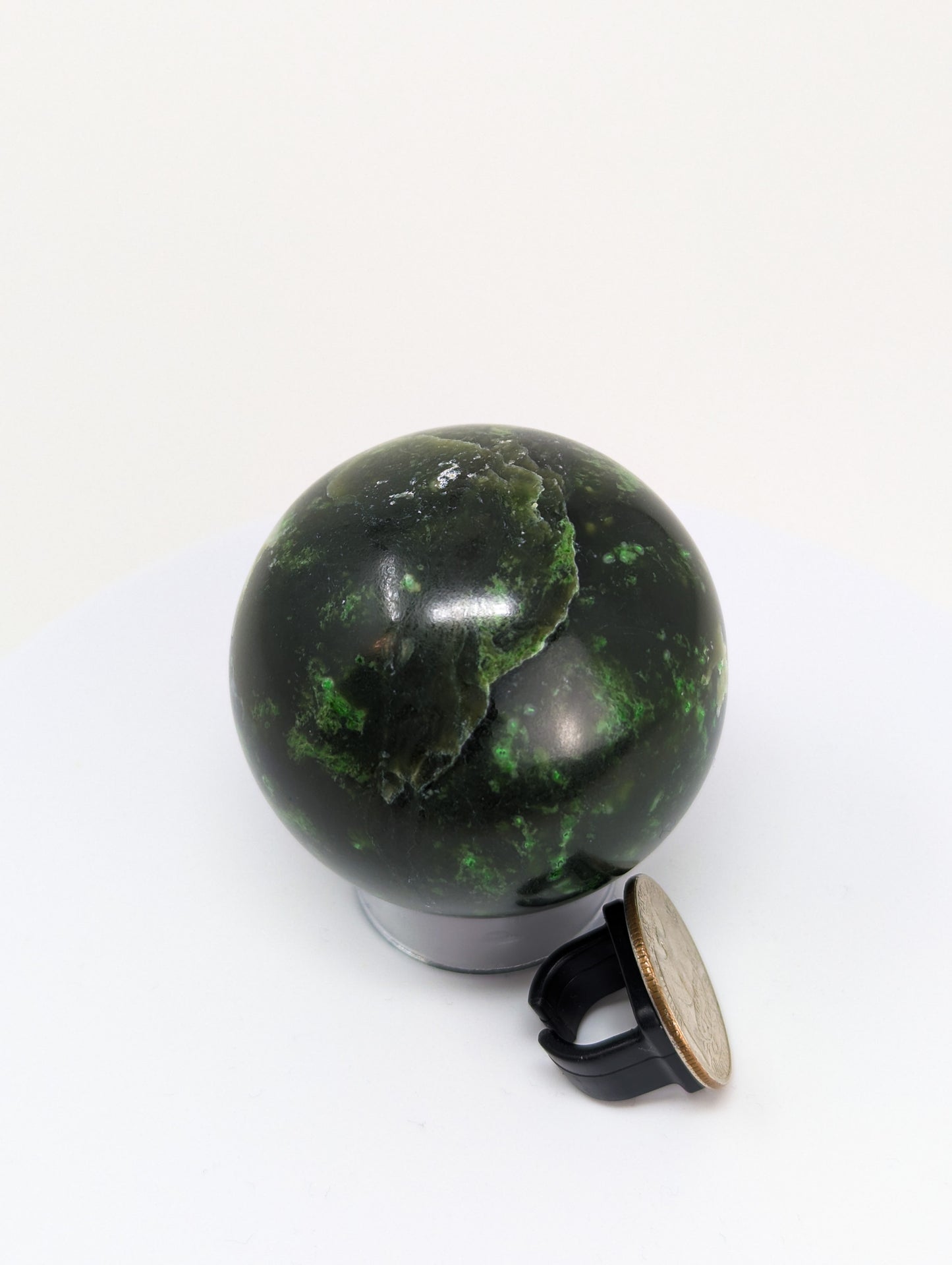 British Columbia Nephrite - Sphere - B Grade - 1pc - 255g