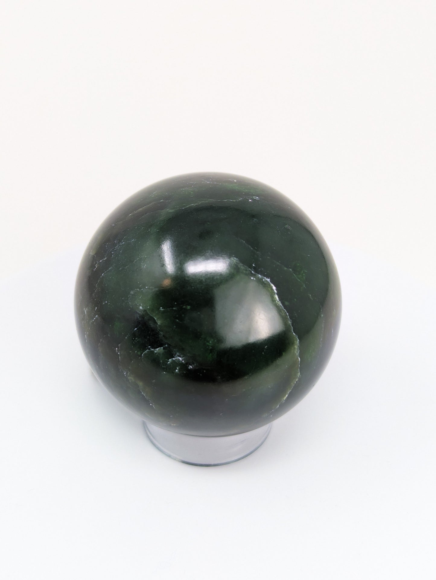 British Columbia Nephrite - Sphere - Grade B - 1pc - 310g