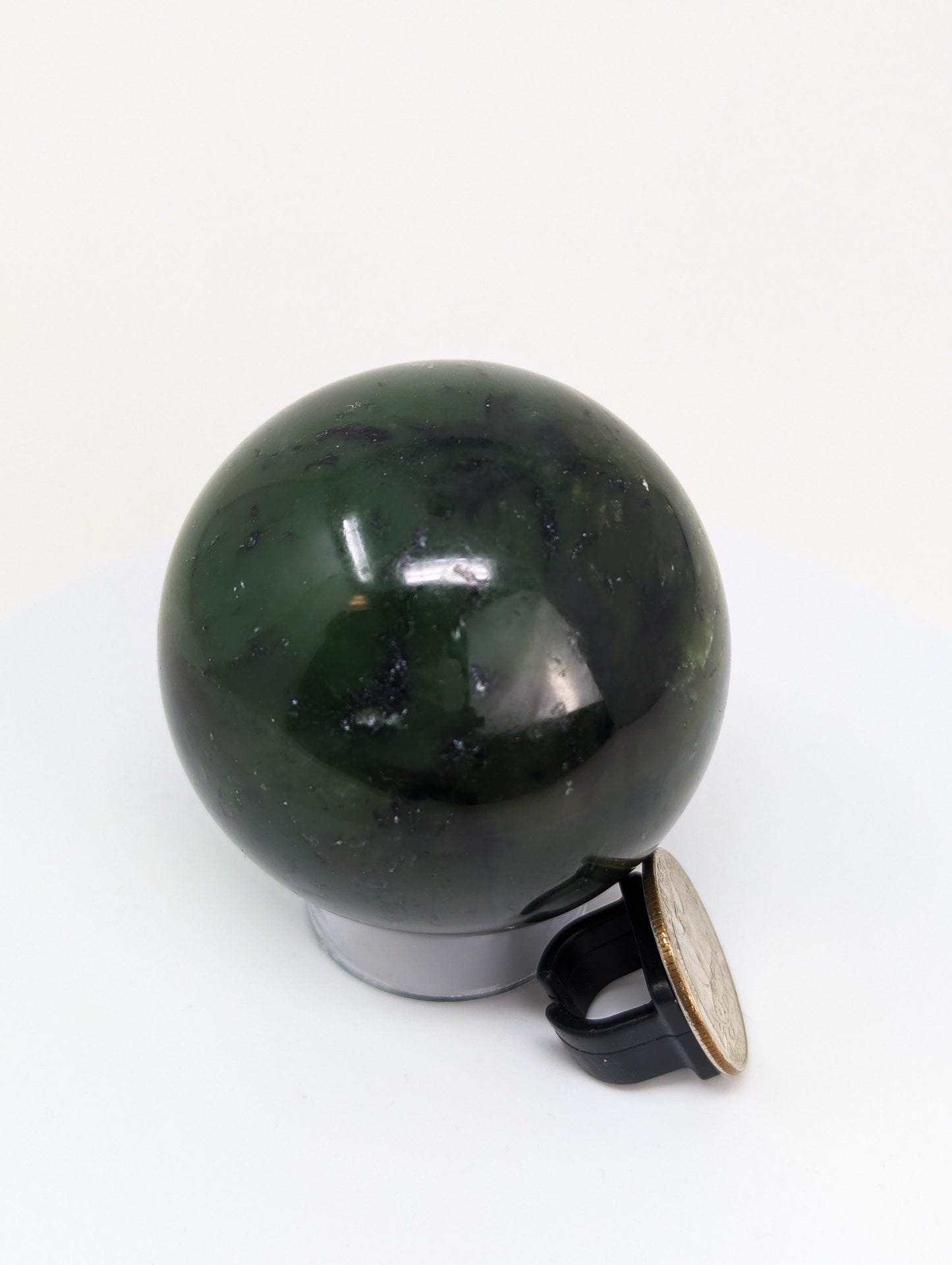 British Columbia Nephrite - Sphere - Grade B - 1pc - 313g