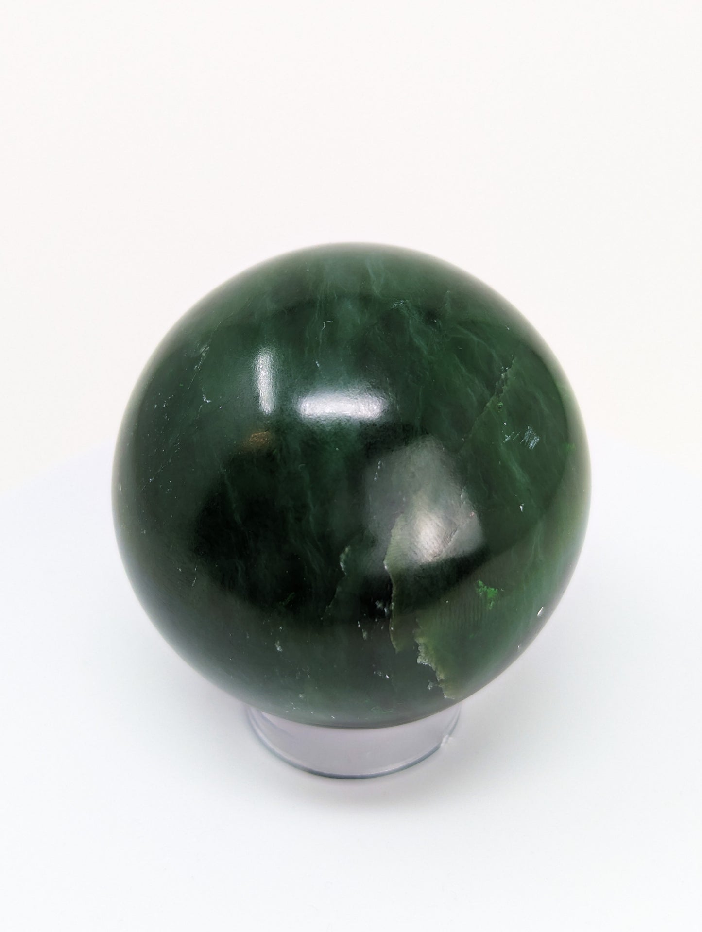 British Columbia Nephrite - Sphere - B Grade - 1pc - 394g