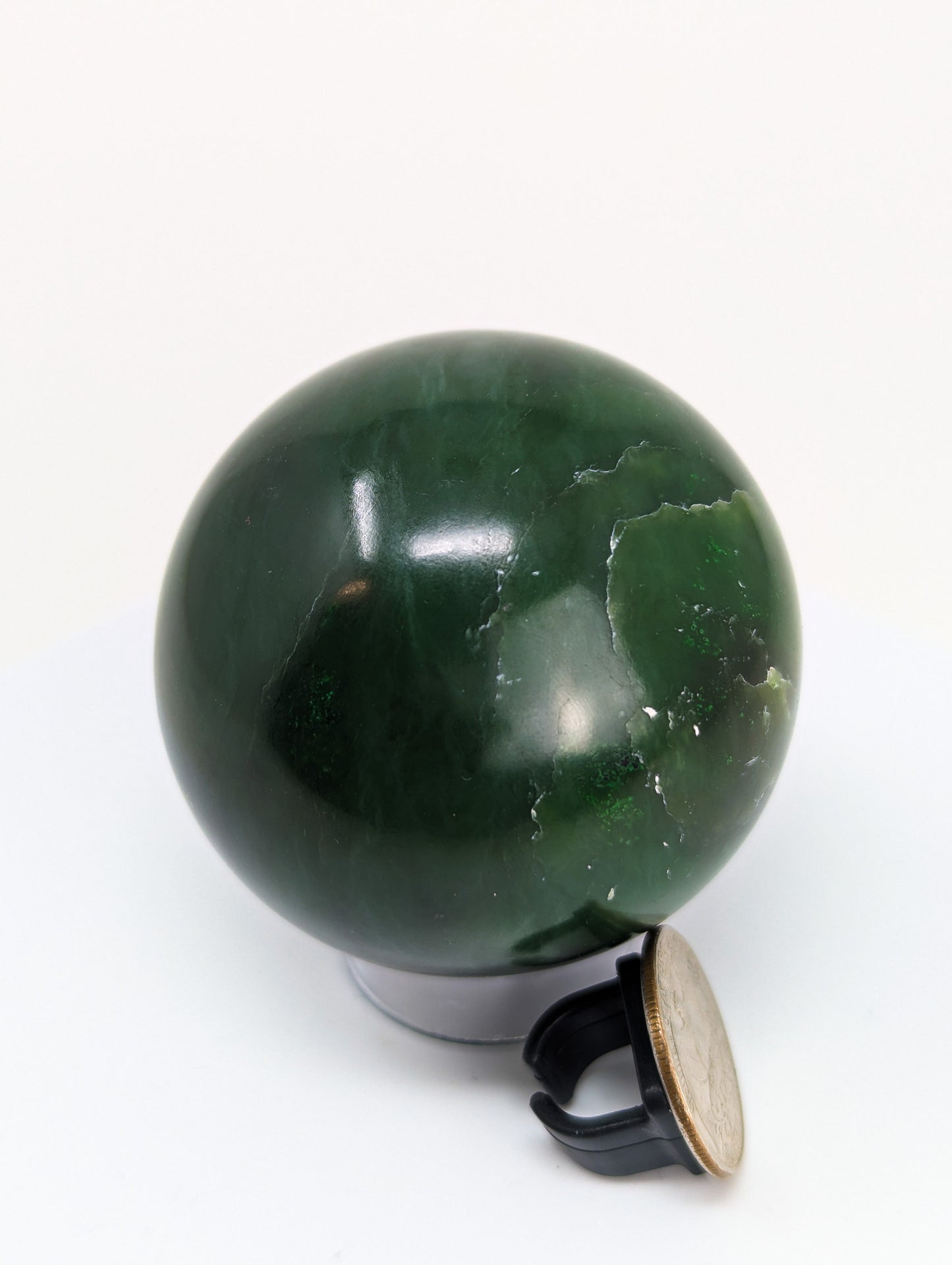 British Columbia Nephrite - Sphere - B Grade - 1pc - 394g