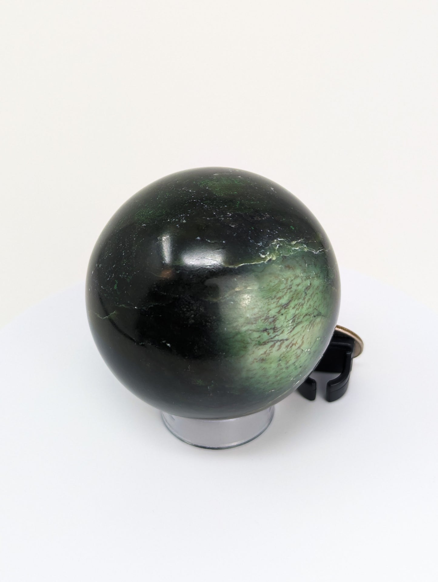 British Columbia Nephrite - Sphere - Grade B - 1pc - 424g