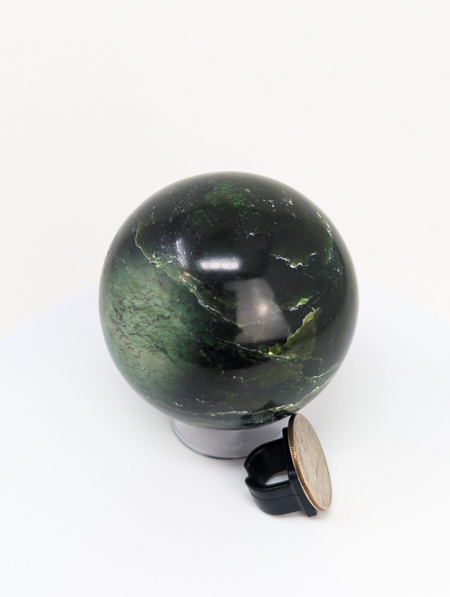 British Columbia Nephrite - Sphere - Grade B - 1pc - 424g