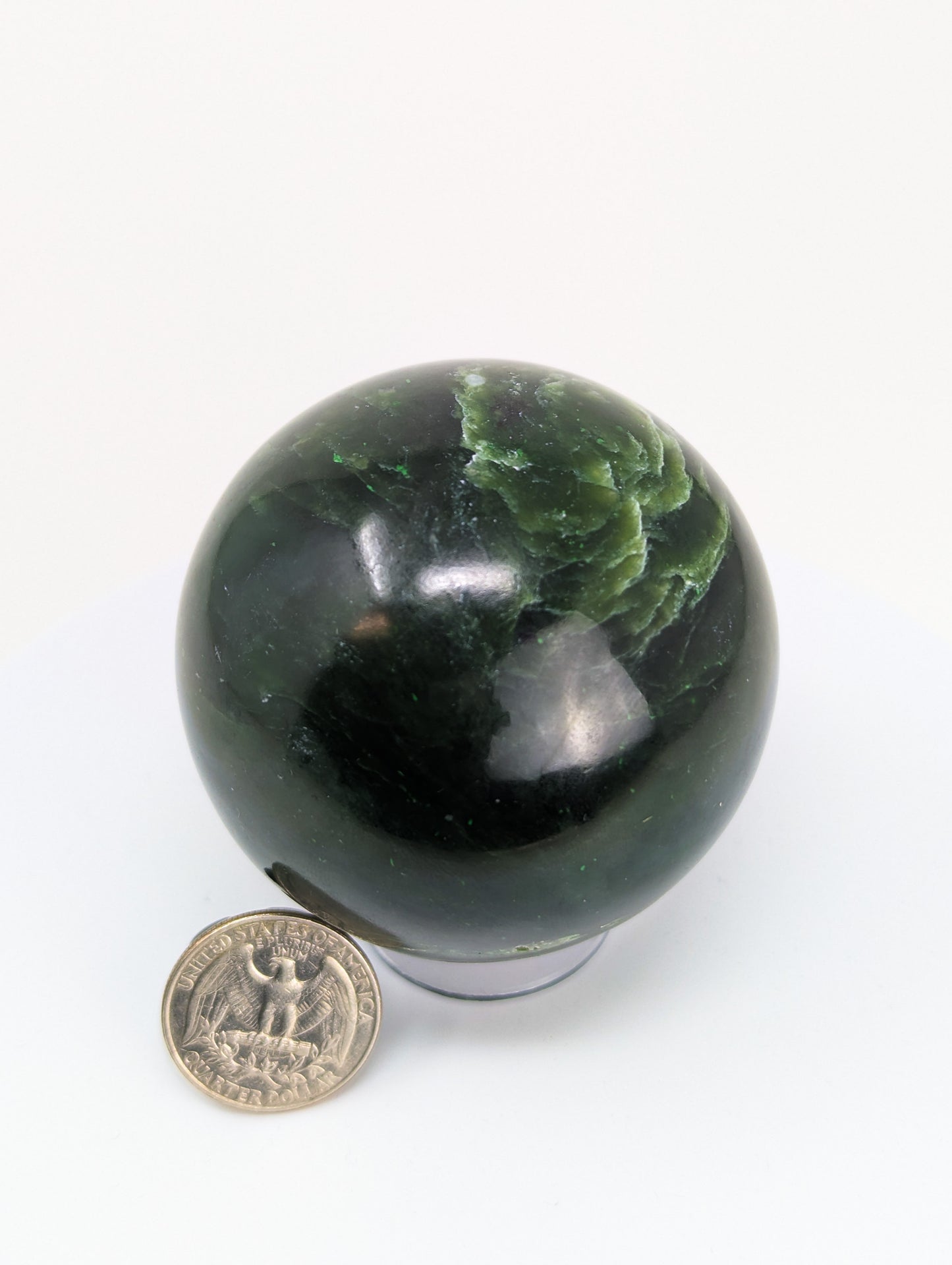 British Columbia Nephrite - Sphere - B Grade - 1pc - 434g