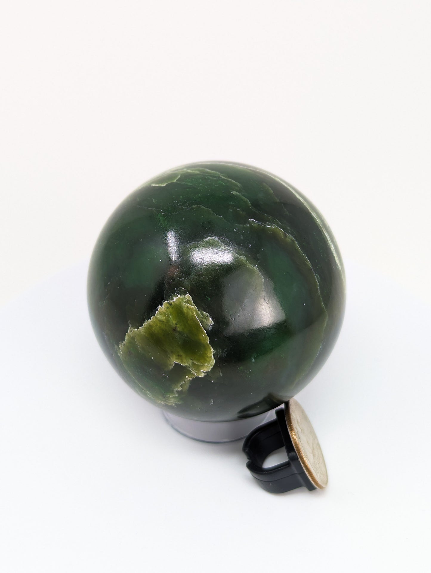 British Columbia Nephrite - Sphere - Grade B - 1pc - 448g