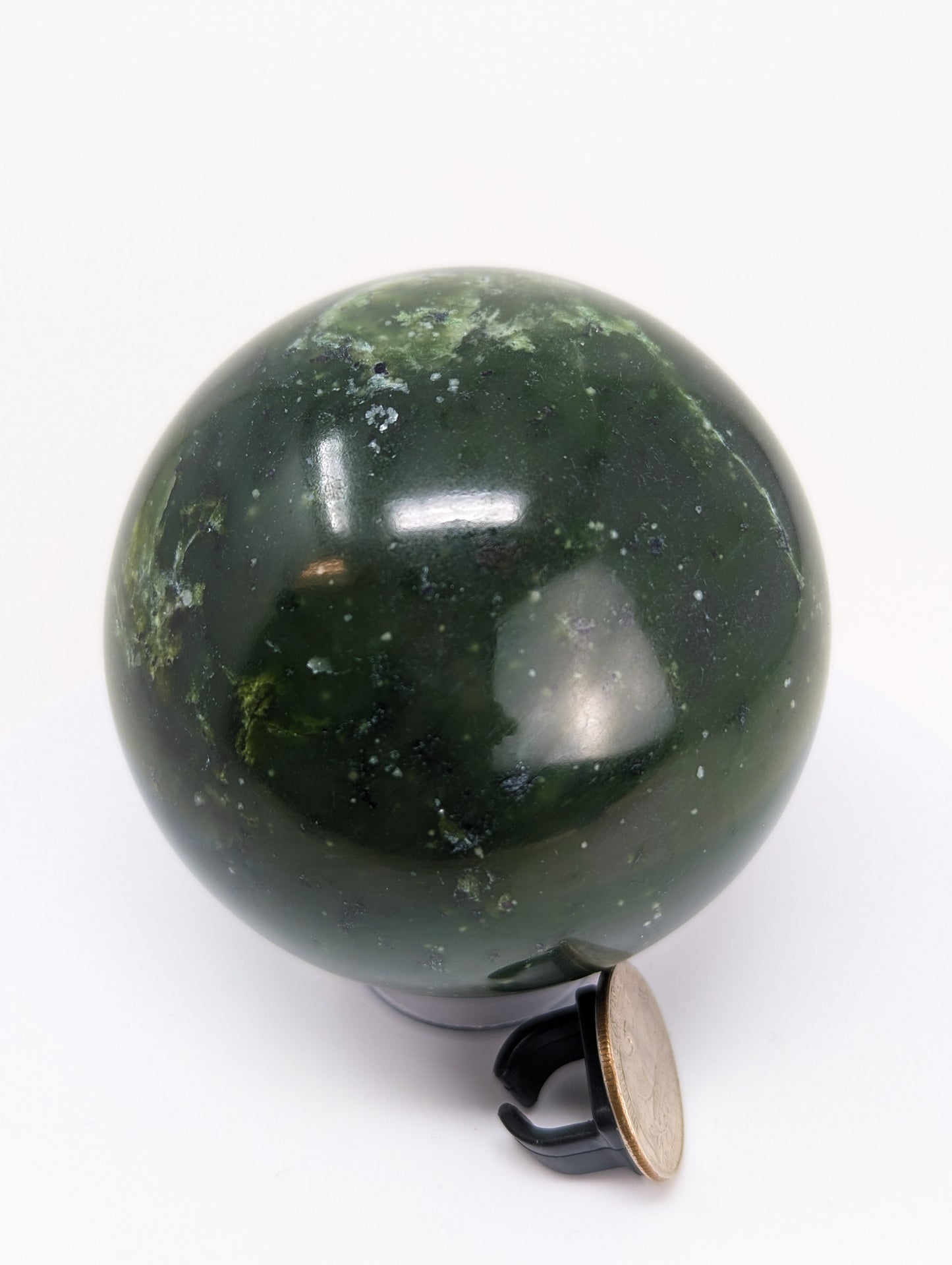 British Columbia Nephrite - Sphere - B Grade - 1pc - 813g