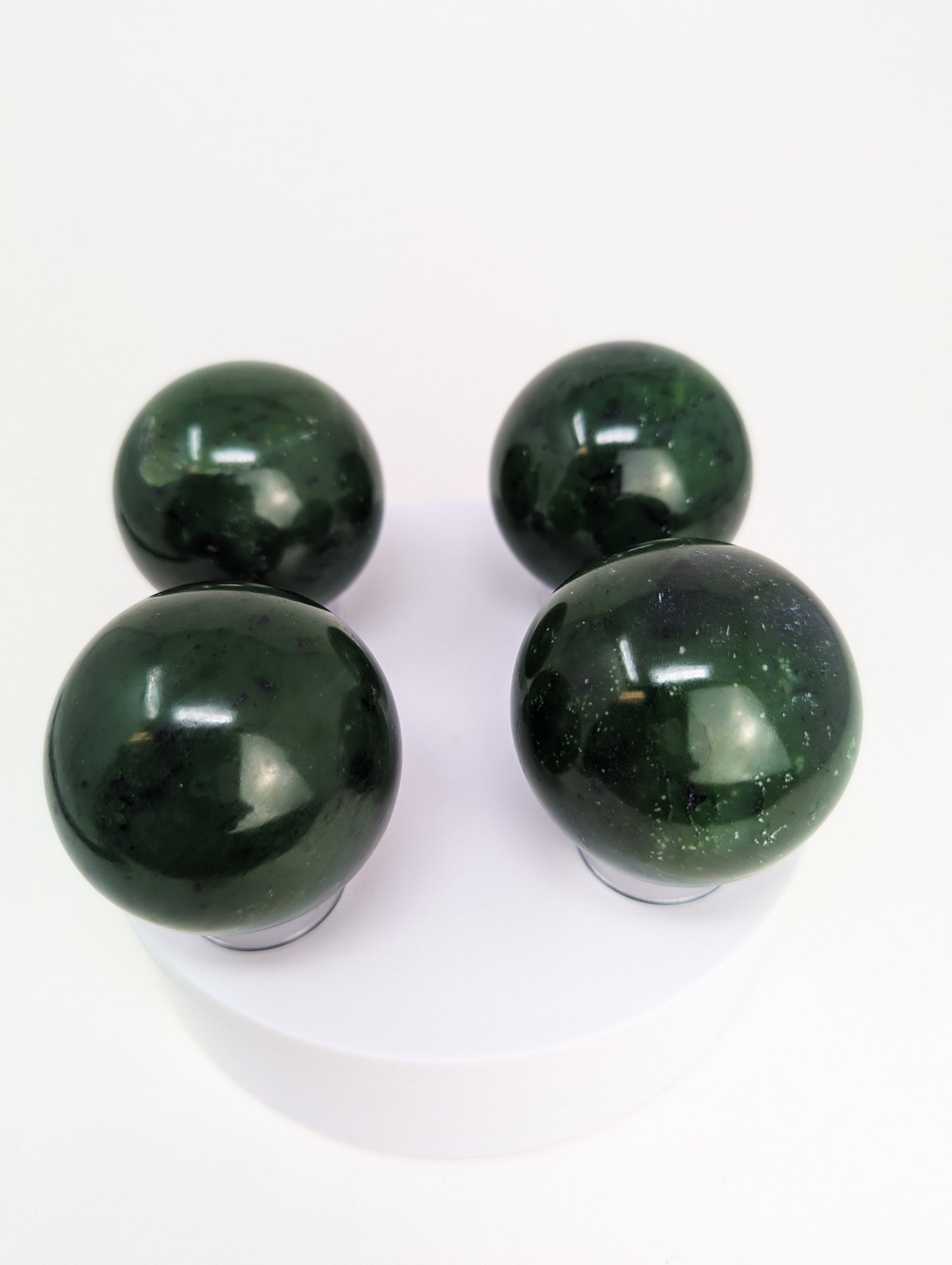 British Columbia Nephrite - Sphere - Grade A - 4pc - 1293g