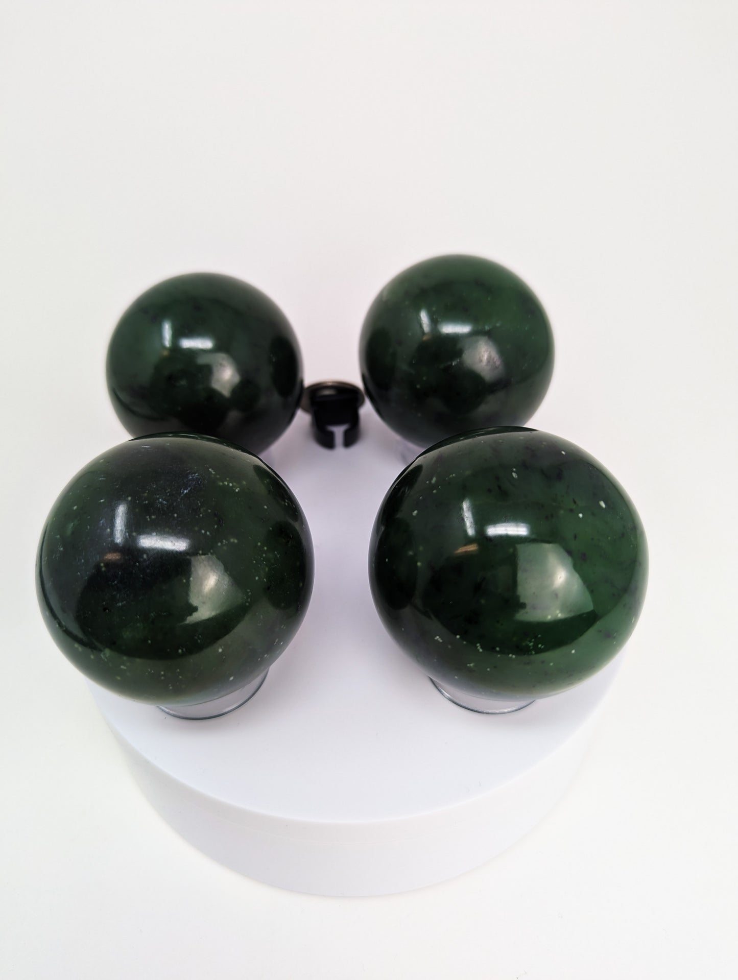 British Columbia Nephrite - Sphere - Grade A - 4pc - 1293g