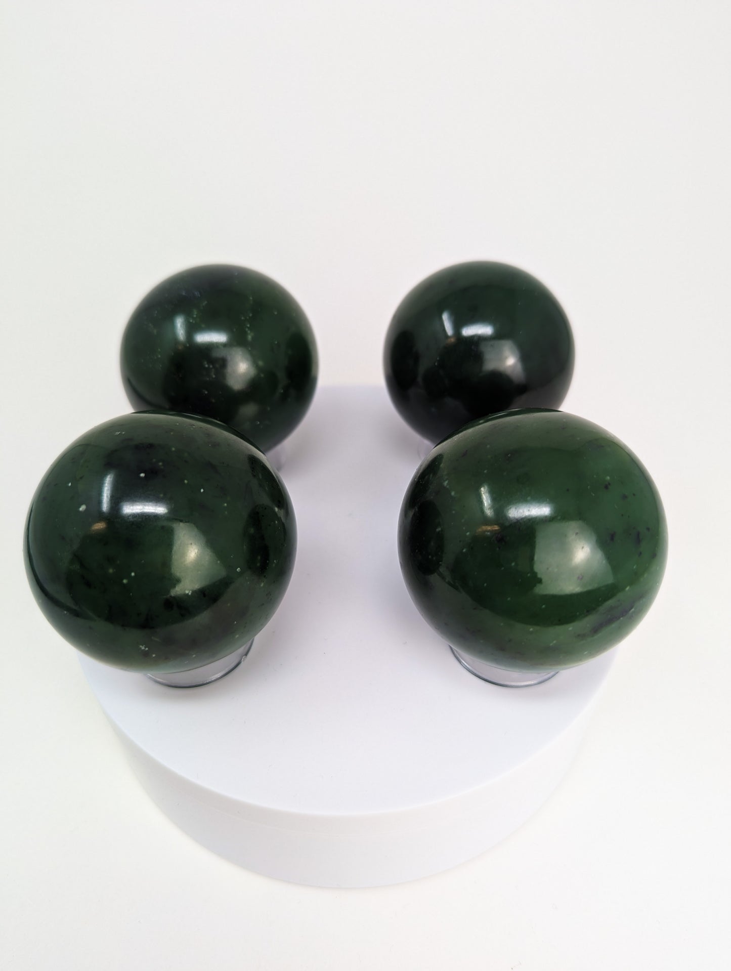 British Columbia Nephrite - Sphere - Grade A - 4pc - 1293g