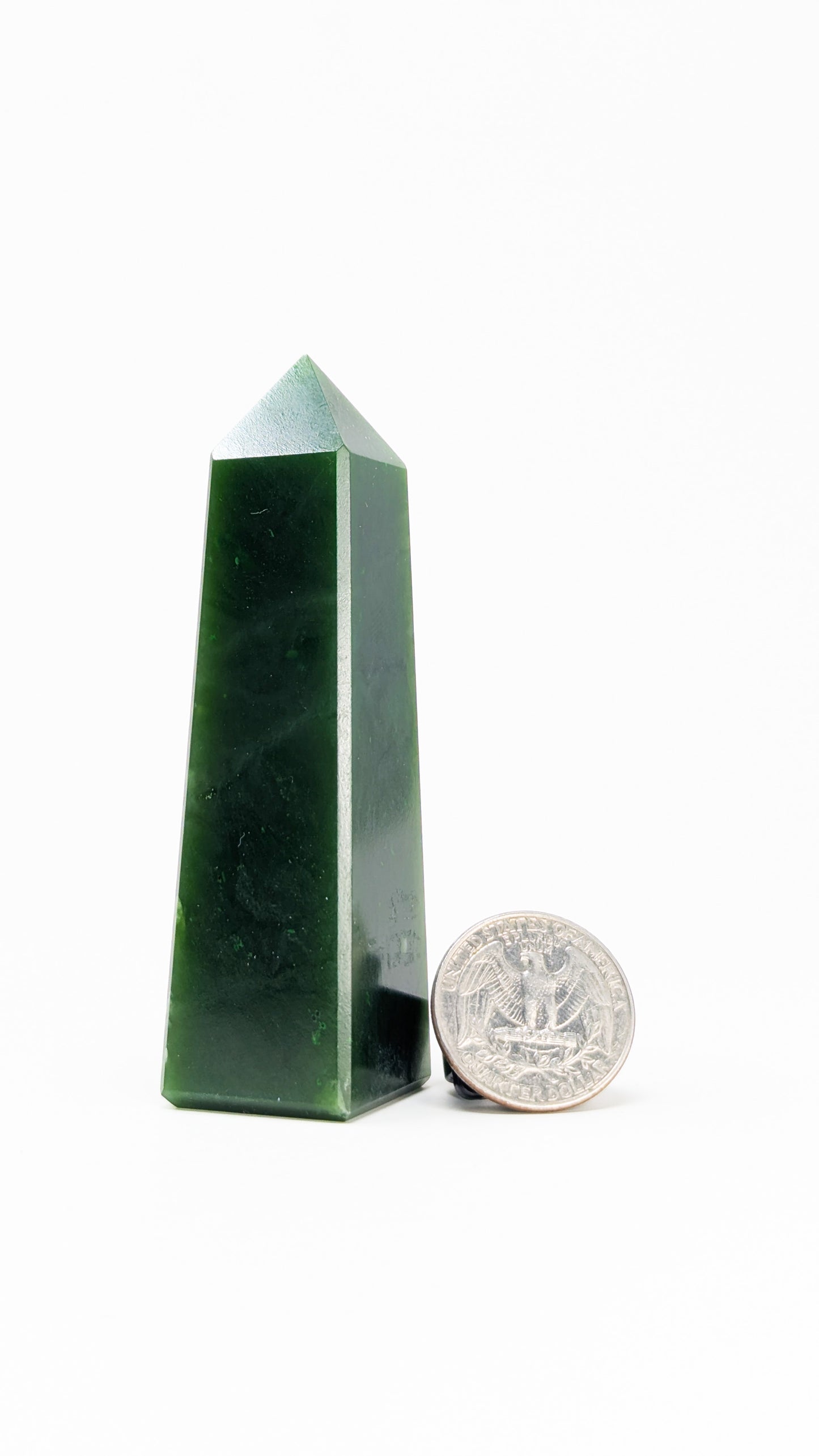 British Columbia Nephrite - Obelisk - A Grade - 1pc - 112g