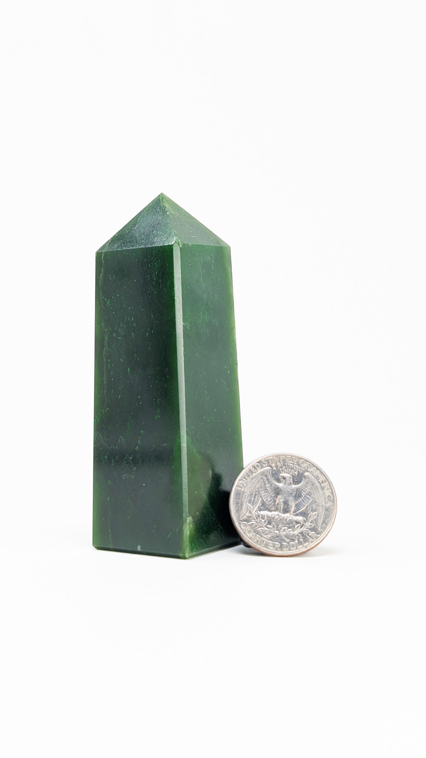 British Columbia Nephrite - Obelisk - A Grade - 1pc - 138g