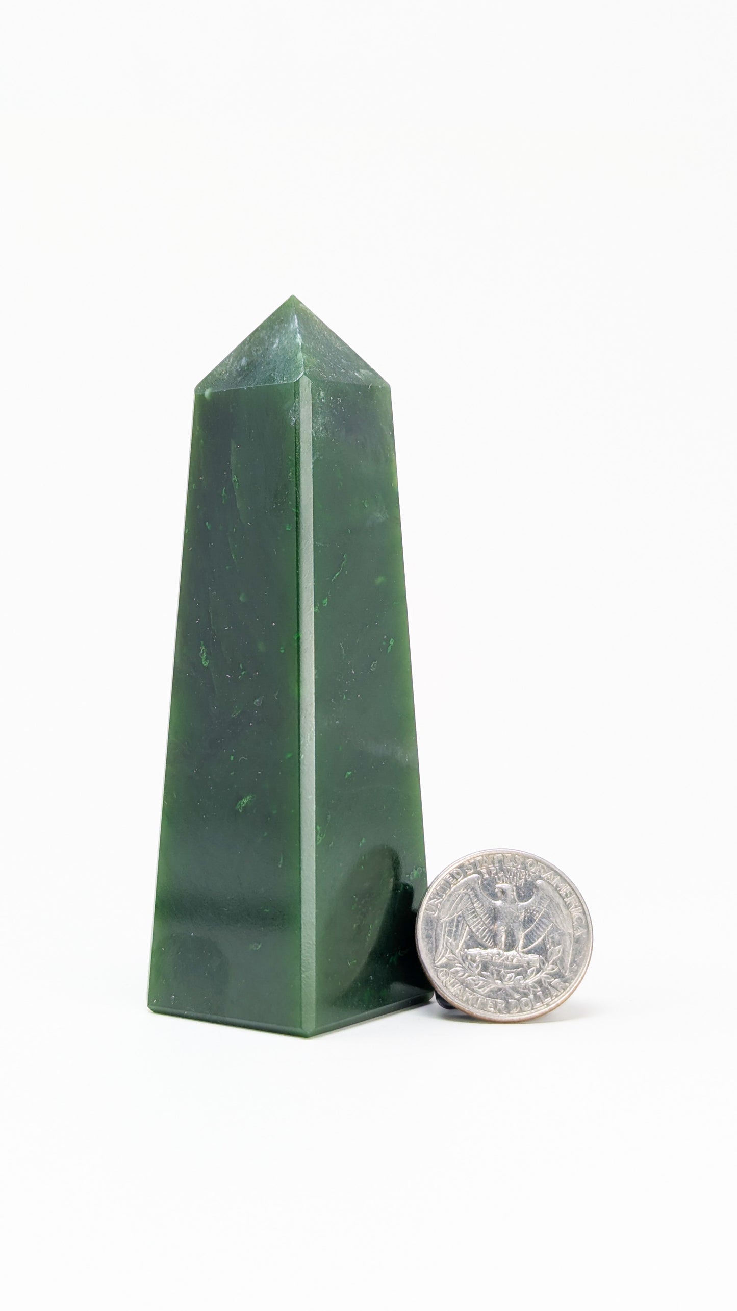 British Columbia Nephrite - Obelisk - A Grade - 1pc - 172g