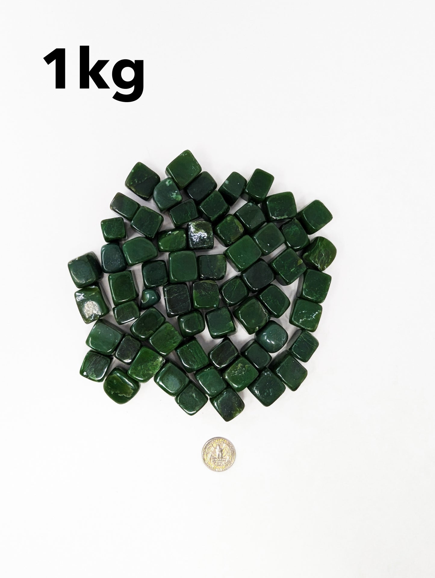 British Columbia Nephrite - Tumble - A Grade - 1kg