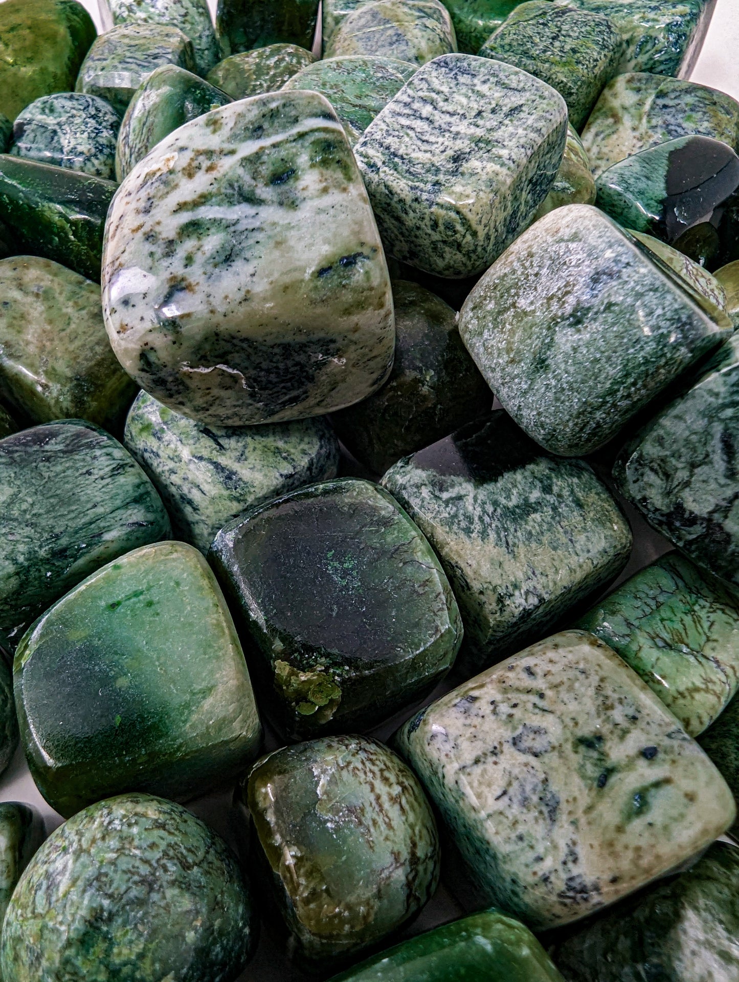 British Columbia Nephrite - Tumble - Character Grade - 1kg